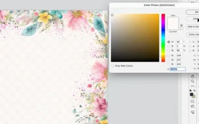 Digital Scrapbooking and Art Journaling Supplies, Vicki Robinson Design An Easy Way to Create Digital Notebook Papers