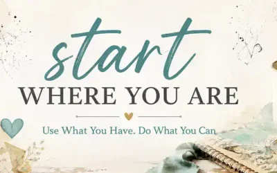 Digital Scrapbooking and Art Journaling Supplies, Vicki Robinson Design Start Where You Are for Creative Growth: 3 Simple Principles