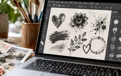 Digital Scrapbooking and Art Journaling Supplies, Vicki Robinson Design Digital Brushes: A Quick and Easy Guide for Digital Scrapbookers